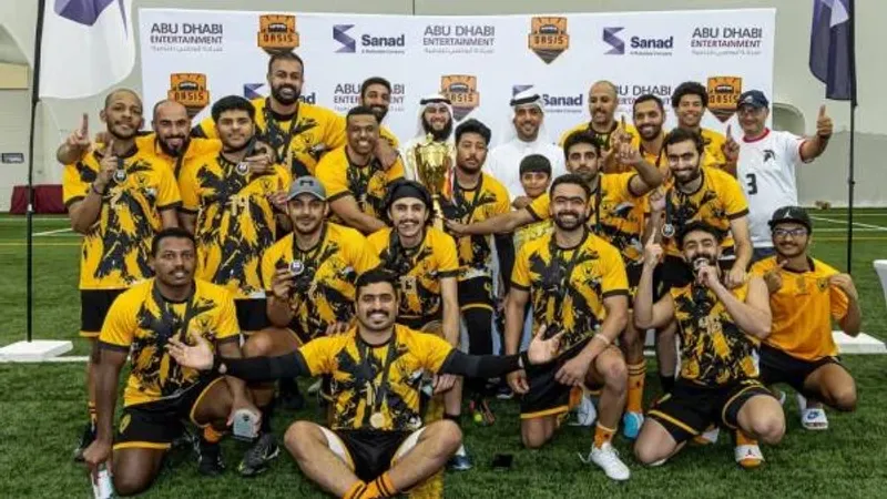 ختام فعاليات أول بطولة لكرة قدم العلم في أبوظبي