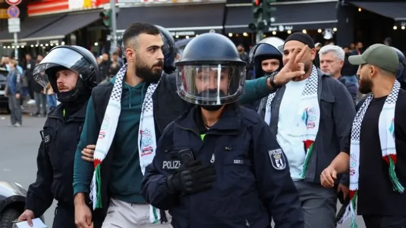 الشرطة الألمانية تقتحم مكان انعقاد "مؤتمر فلسطين" وتقطع التيار الكهربائي