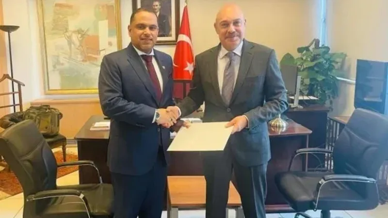 تركيا تتسلم أوراق اعتماد سفير البحرين