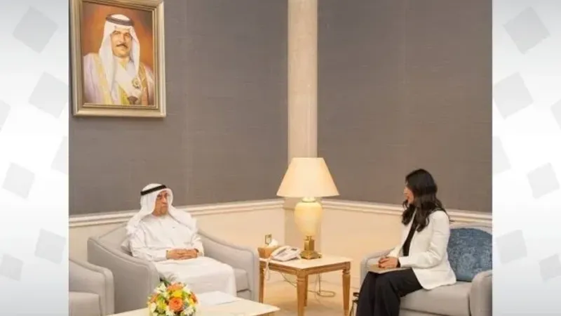 محمد بن مبارك آل خليفة يستقبل الرئيس التنفيذي لهيئة جودة التعليم والتدريب
