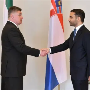 سفير الدولة يقدم أوراق اعتماده إلى رئيس كرواتيا