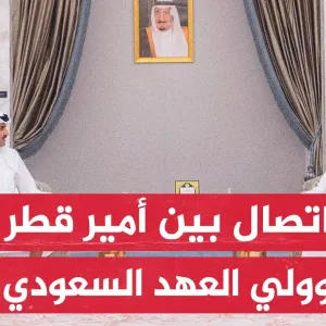 أمير دولة قطر وولي العهد السعودي أكدا في اتصال بينهما ضرورة خفض التصعيد وتجنب اتساع الصراع