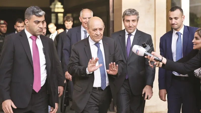 مبعوث فرنسا في بيروت للدفع باتجاه إنهاء «الحلقة المفرغة»