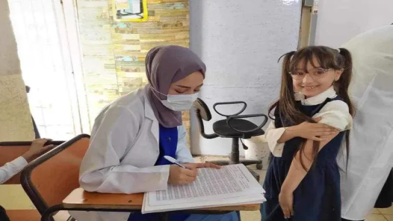 الصحة العراقية تحصي أعداد الطلبة المطعمين بلقاح الحصبة