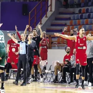 الأهلي يواجه المصرية للاتصالات في دوري السوبر لكرة السلة
