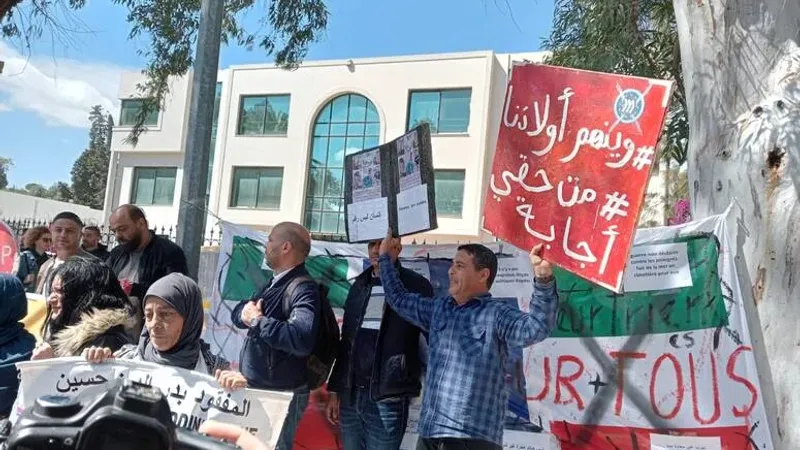 جمعيات تحتج أمام سفارة إيطاليا بتونس على زيارة جورجيا ميلوني إلى تونس