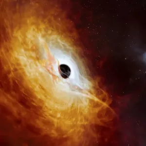 شاهد: علماء يرصدون نشاطاً مُفاجئاً لثقب أسود أكبر مليون مرة من الشمس