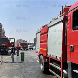 نجاة أسرة من حريق شقة بجوار مستشفى أم المصريين