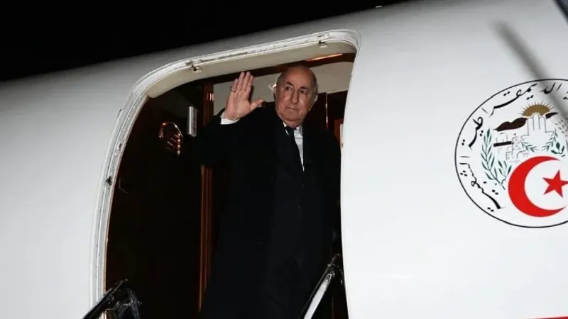 رئيس الجمهورية يعود إلى أرض الوطن بعد مشاركته بتونس في الاجتماع التشاوري الذي جمع قادة الجزائر وتونس وليبيا
