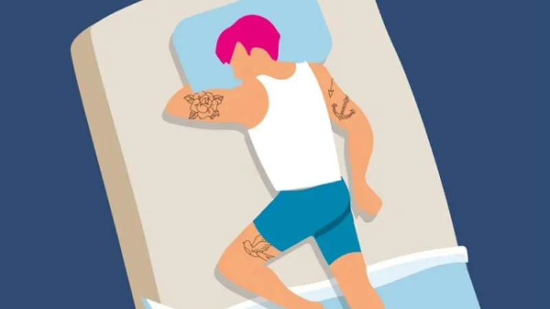 ماذا يحدث لجسمك عند النوم على بطنك؟