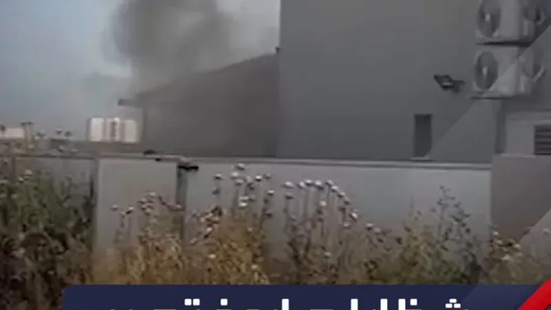 اندلاع حريق في مستودع بمستوطنة #سديروت إثر شظايا صاروخ أطلق من قطاع #غزة بينما يرد الجيش الإسرائيلي بإطلاق قذائف المدفعية بحسب وسائل إعلام عبرية #العر...