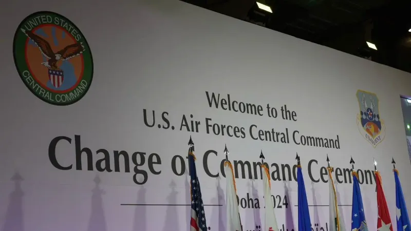 وزارة الدفاع: القيادة الجوية المركزية الأمريكية تحتفل بتسليم مقاليد القيادة الجوية الجديدة