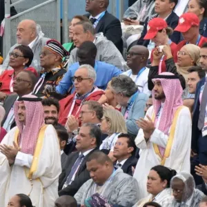 وزير الرياضة يظهر في افتتاح أولمبياد باريس 2024