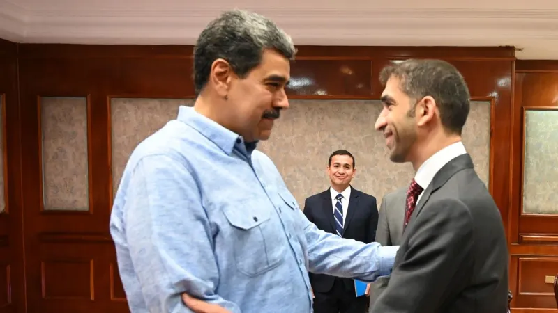 الرئيس مادورو ونائبته يستقبلان الزيودي ويؤكدان حرص فنزويلا على تعزيز التعاون مع الإمارات