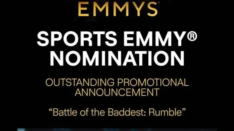 ترشيح إعلان «Rumble» أحد أعمال موسم الرياض الإبداعية ضمن جوائز «Sports Emmy Awards» العريقة