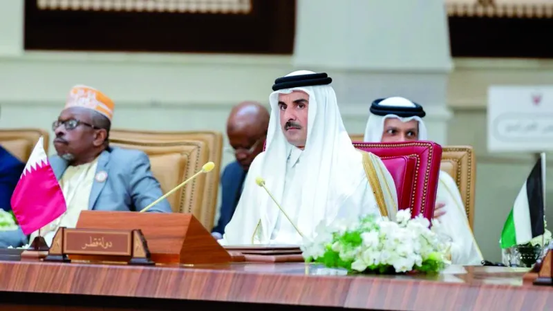 صاحب السمو يهنئ البحرين على الاستضافة الناجحة للقمة العربية