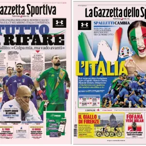 يورو 2024.. الصحافة الإيطالية توجه انتقادات لاذعة لمنتخبها