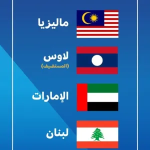 تصفيات الناشئين.. الإمارات مع ماليزيا ولاوس ولبنان في المجموعة الـ8