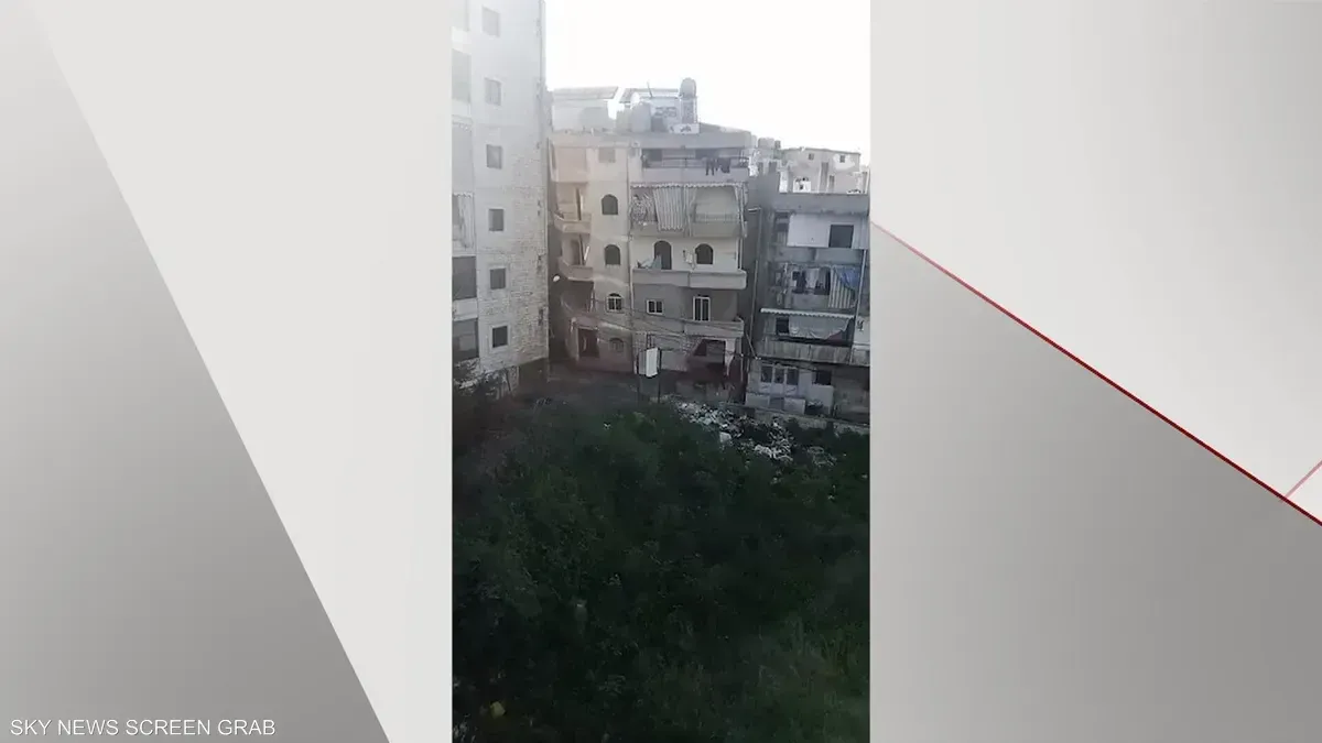 انهيار مبنى جنوبي بيروت مؤلف من 5 طوابق